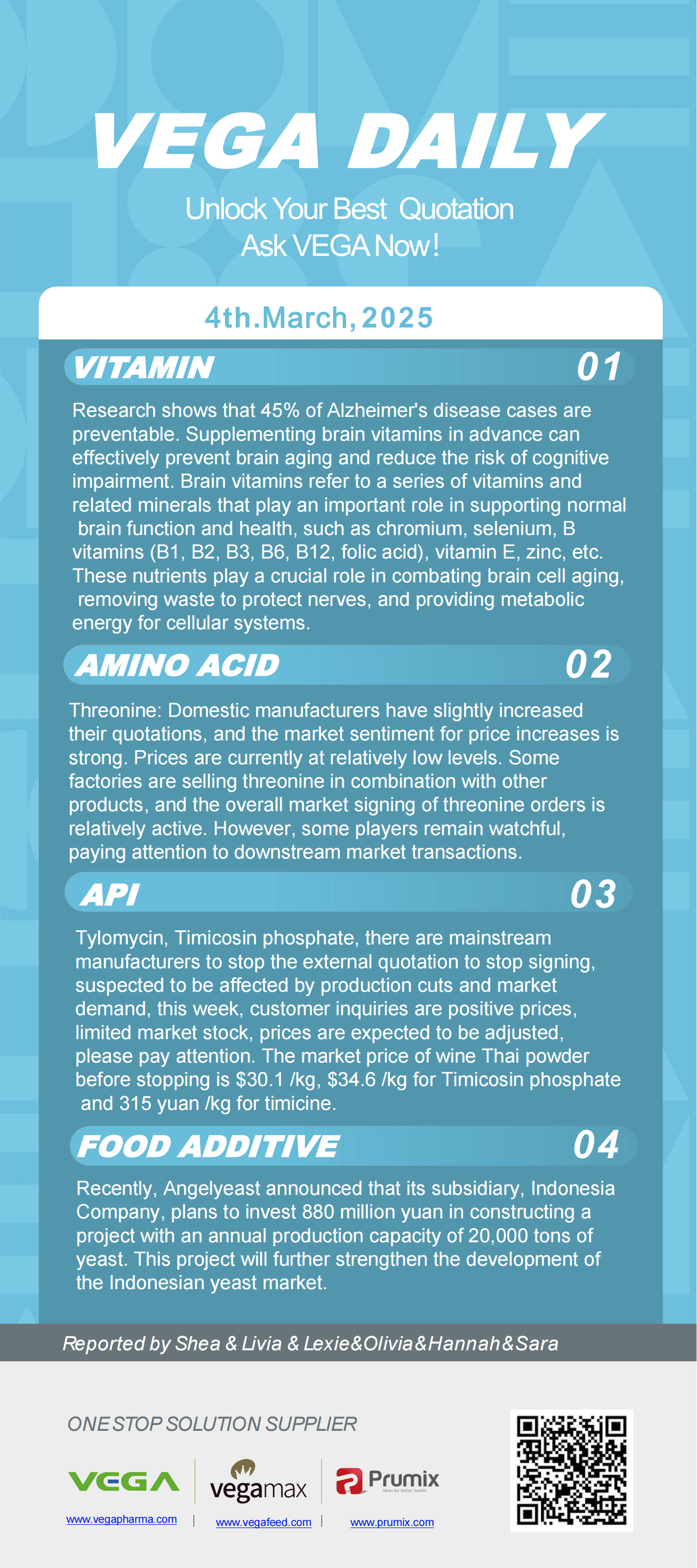 Vega Daily Dated on Mar 4th 2025 Vitamin Amino Acid APl Food Additives.png